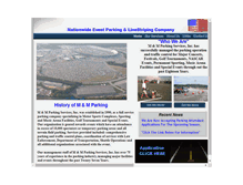 Tablet Screenshot of mmparkingservices.com